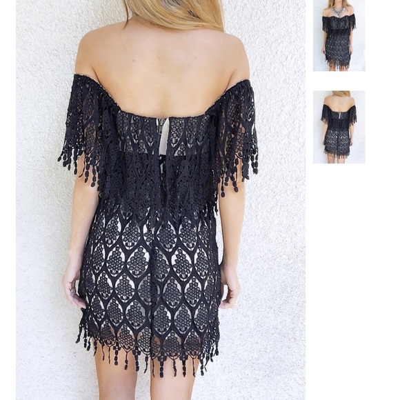 Stone Cold Fox Iowa Off Shoulder Mini Dress - Picture 2 of 8